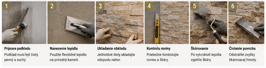 lepenie kamenneho obkladu